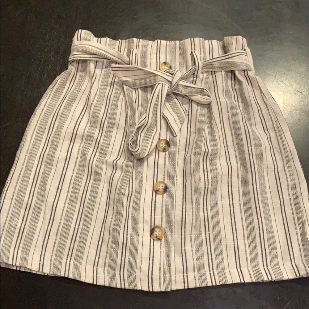 Black and white skirt